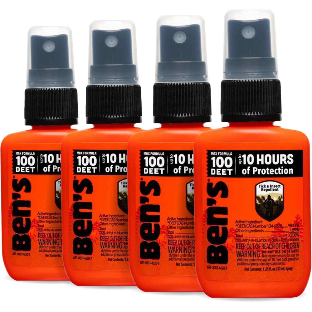 Ben’s 100 Tick & Insect Repellent – Alcohol-Free DEET Insect Repellent ...